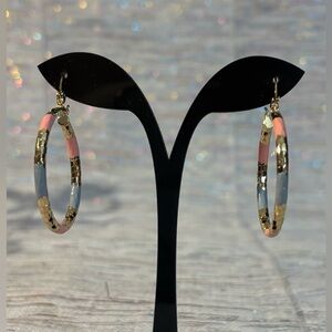 Elegant Multicolor Hoop Earrings